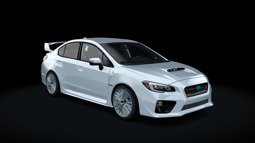 Subaru WRX STI, skin WHITE