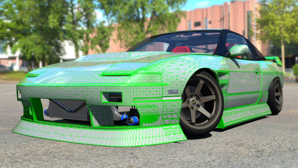 Tando Buddies 180SX, skin TEMPLATE