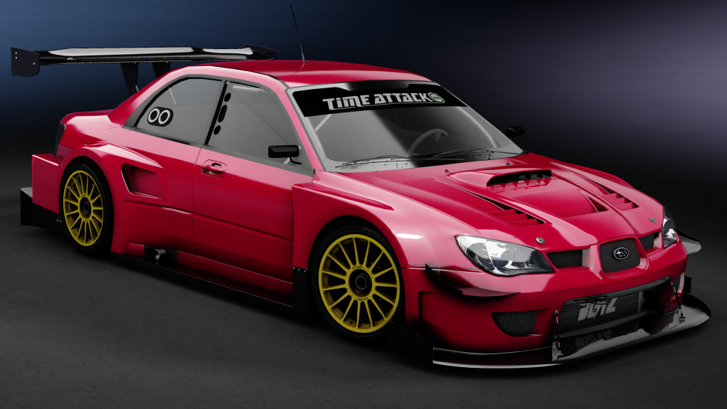 ACMC Subaru Impreza Time Attack, skin red