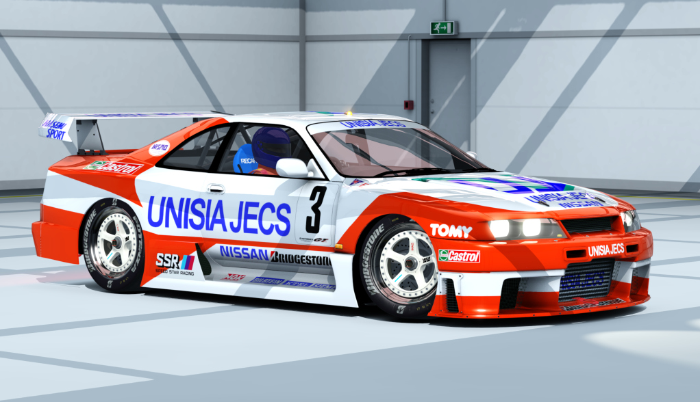 Nissan Skyline R33 GT-R LM, skin 03 Unisia Jecs