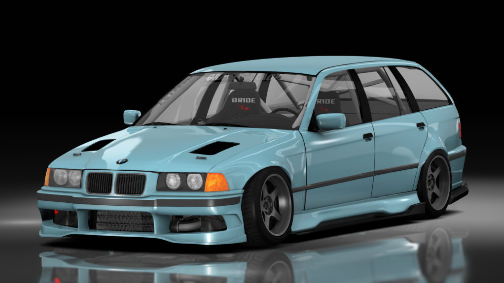 GravyGarage Street E36 Touring Voilent Angle, skin Light Blue