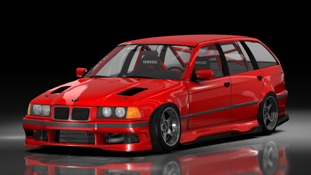 GravyGarage Street E36 Touring Voilent Angle, skin Red