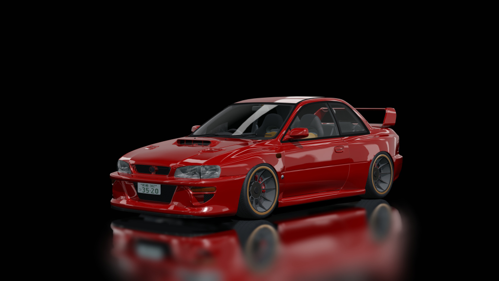 Subaru Impreza 22B STi, skin dark_red