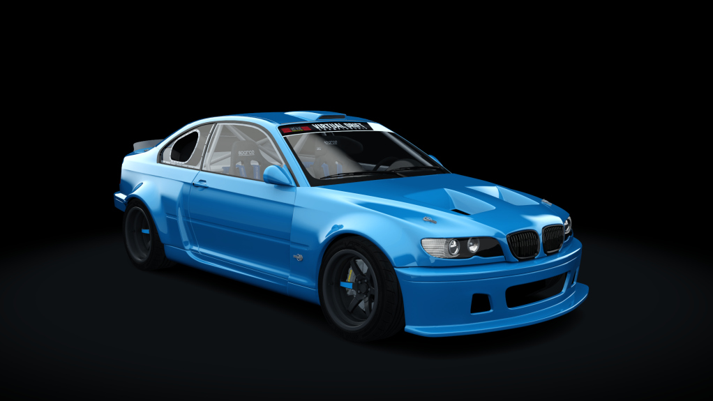 VDC BMW E46 HGK Public 3.0, skin Laguna_Seca_Blue