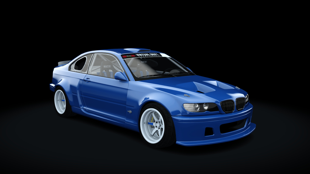 VDC BMW E46 HGK Public 3.0, skin Santorini_Blue