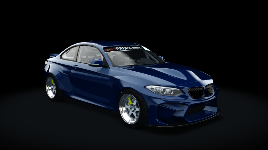 VDC BMW F22 M2 Eurofighter Public 3.0, skin tananit_blue_metallic