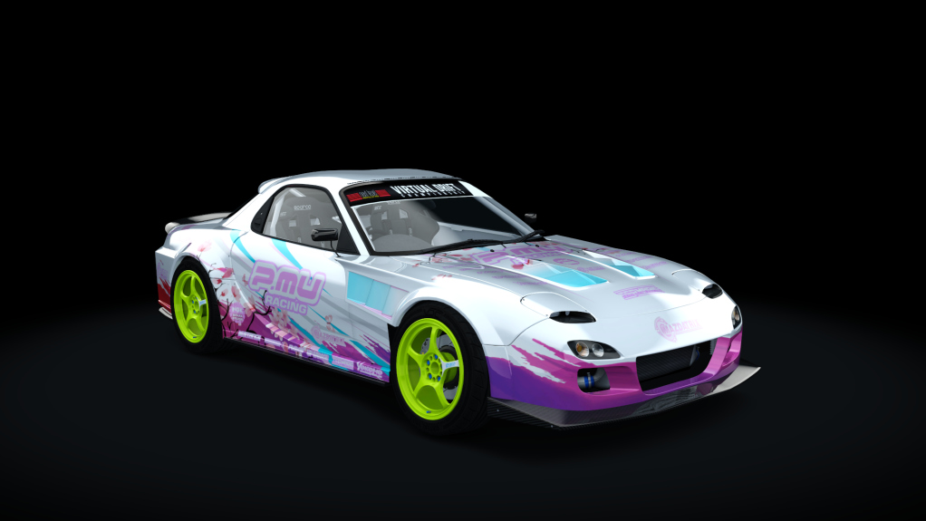 VDC Mazda RX-7 FD3S 20B Public 3.0, skin Andreas Cherry Blossom