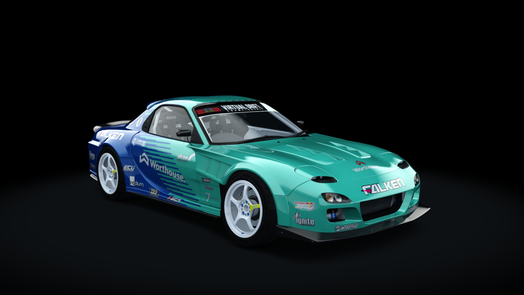 VDC Mazda RX-7 FD3S 20B Public 3.0, skin JD130