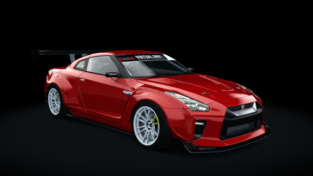 VDC Nissan GT-R DAMD Public 3.0, skin 01_active_red