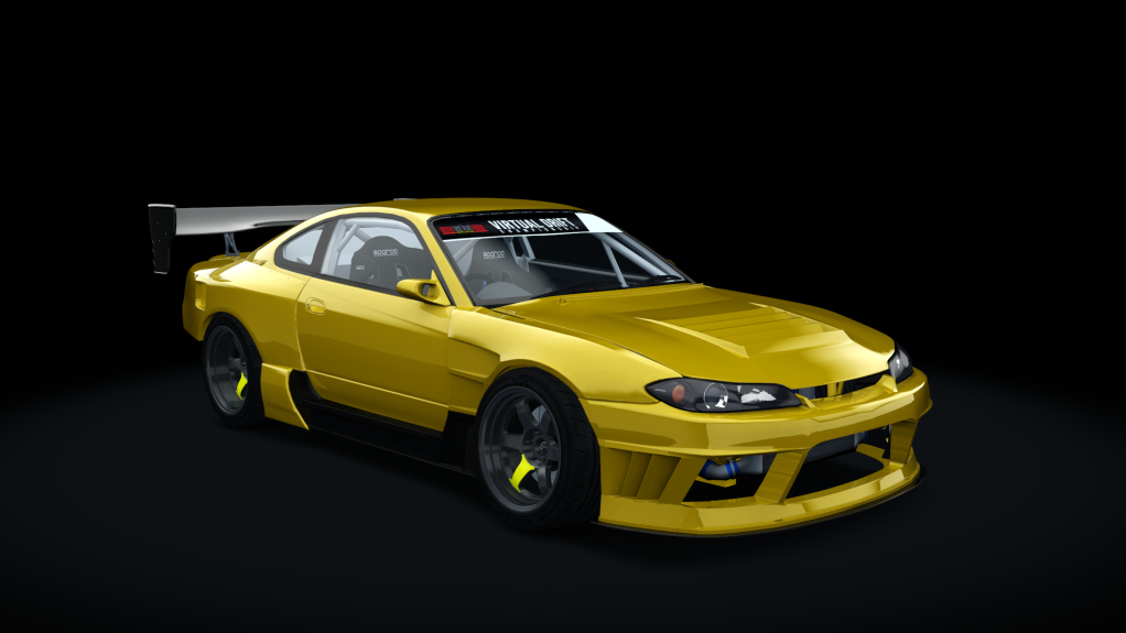 VDC Nissan Silvia S15 Public RB28 3.0, skin 04_lightning_yellow