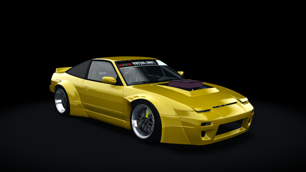 VDC Nissan Silvia RPS13 Public 3.0, skin 04_lightning_yellow