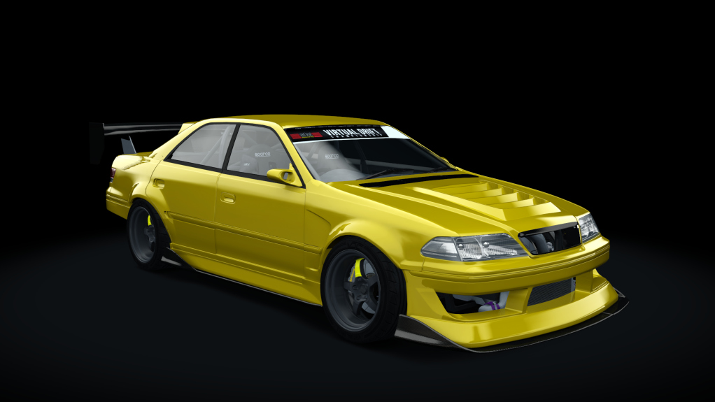 VDC Toyota Mark II JZX100 Public 3.0, skin yellow