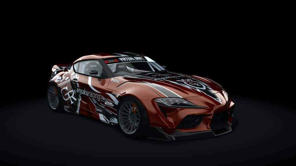 VDC Toyota Supra A90 Public 3.0, skin VDC ANDREAS DARK BROWN